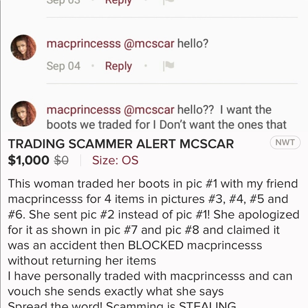 Scammer Mcscar